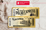 Personalized Polar Express Ticket, a Print Template by Snapybiz (Thumbnail 5 of 11)