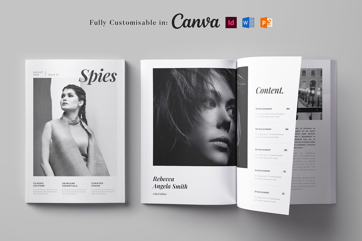 Magazine Template Design, Fashion, a Magazine Template by Niofix (Photo 1 of 6)