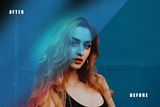 Dual Lighting Red Blue Photo Effect, a Layer Style Add-On by WudelMbois Studio (Thumbnail 2 of 3)