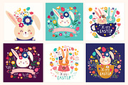 Happy Easter collection, an Animal Illustration by MoleskoStudio (Thumbnail 4 of 9)
