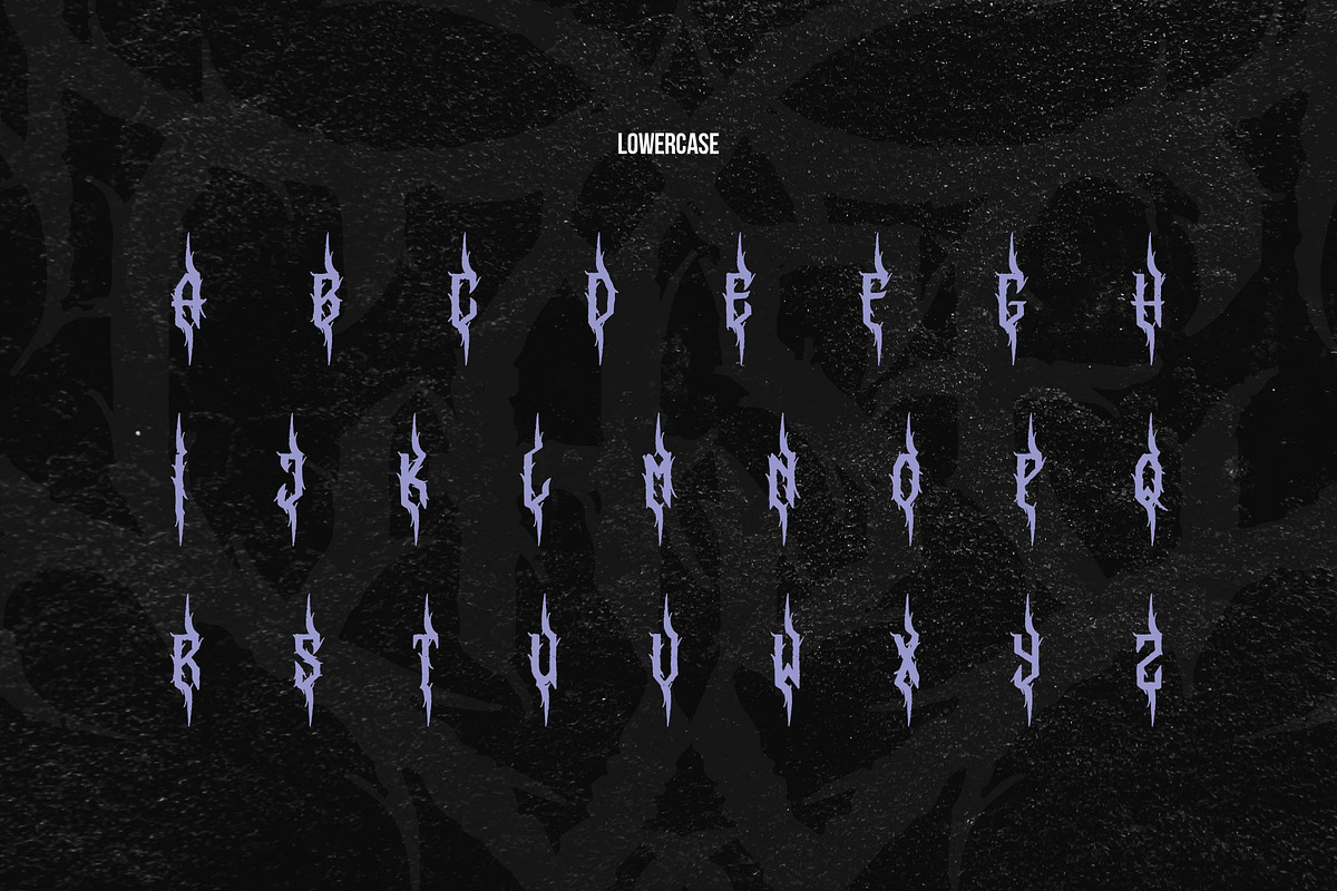Forsakens | Black Metal Font, a Blackletter Font by Denustudios (Photo 11 of 15)