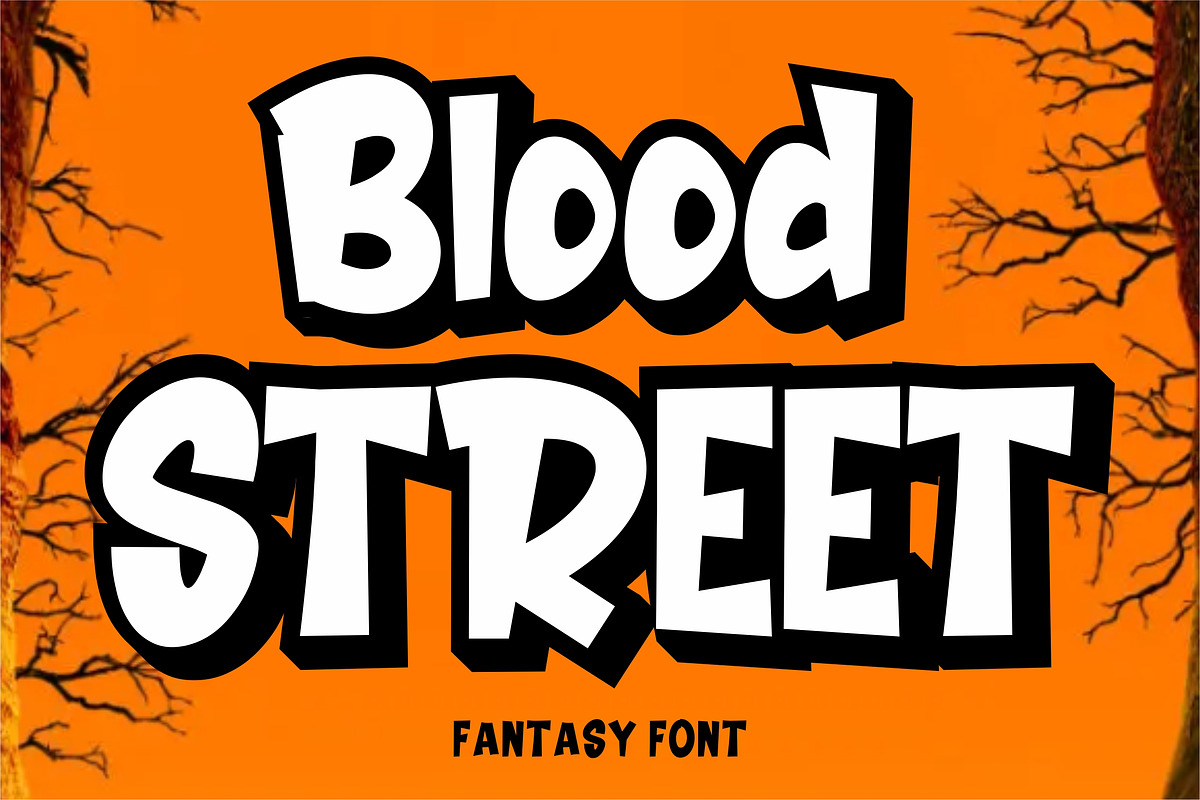 Blood Street - Display Font, a Blackletter Font by Raffa Creative (Photo 1 of 7)