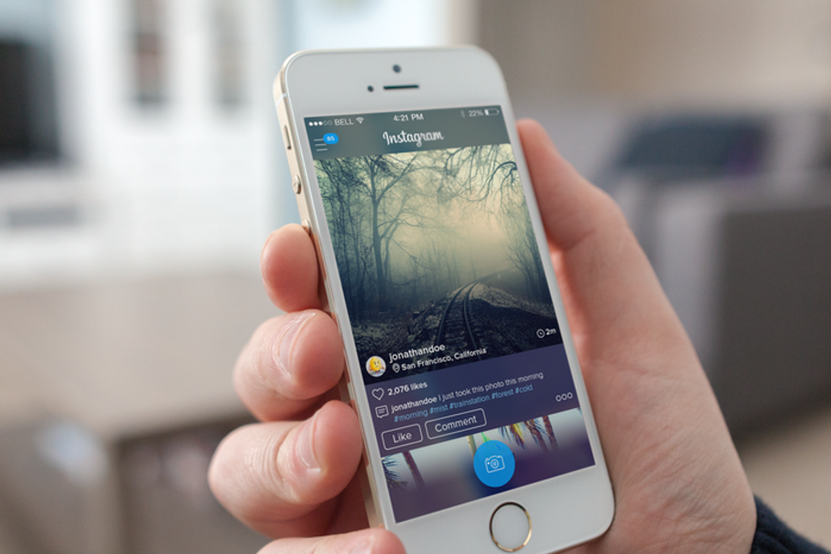 Instagram iOS App Redesign, a Templates & Theme by The Major (Photo 1 of 4)