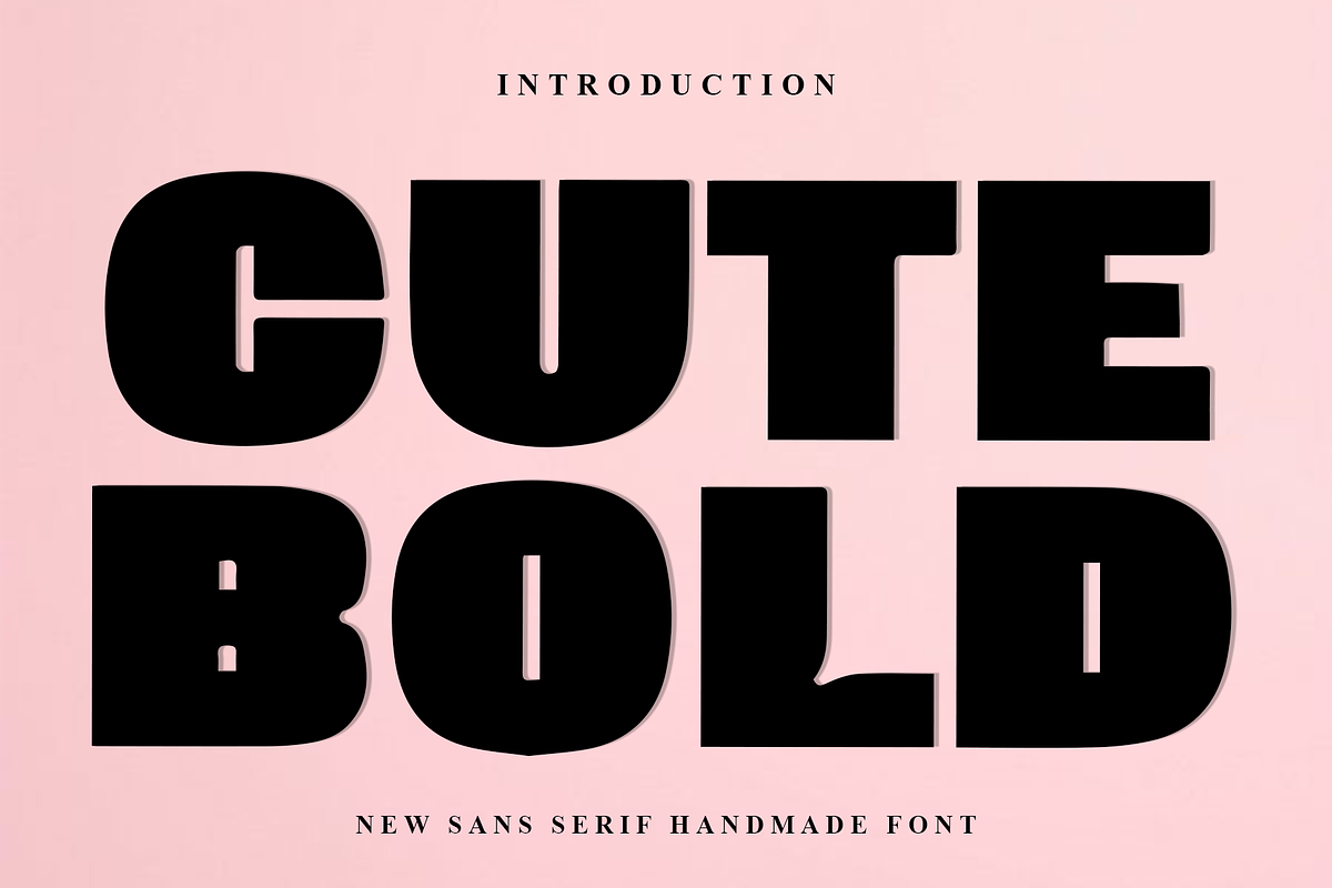 Cute Bold, a Script Font by InermediaSTUDIO (Photo 1 of 8)
