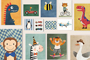 Nursery Print Bundle - 120+, a Background Graphic by Artemsky (Thumbnail 2 of 9)