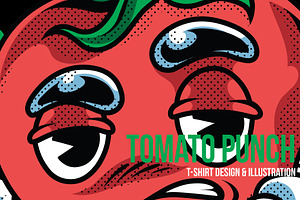 Tomato Punch T-Shirt Illustration