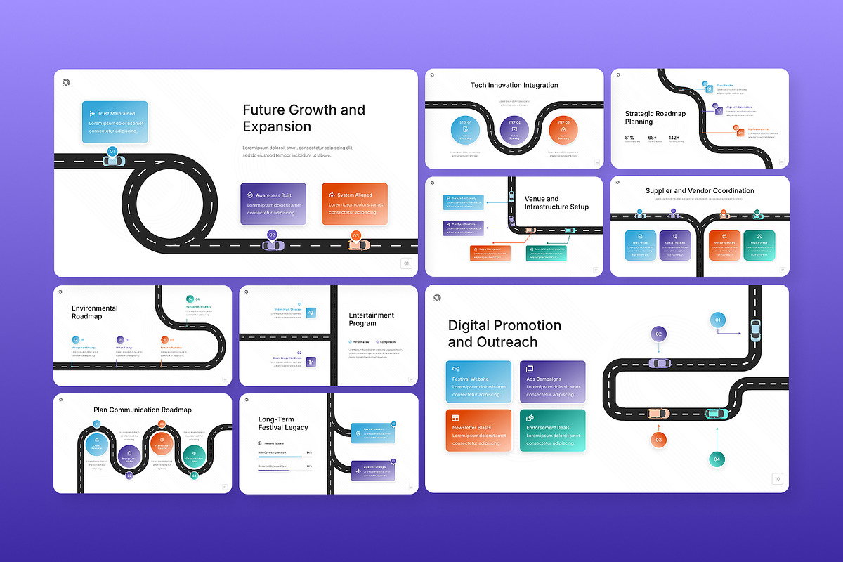 Business Roadmap PowerPoint, a Presentation Template by Antstheme (Photo 3 of 4)