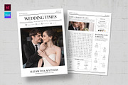 Wedding Newspaper Flyer Template, a Flyer Template by BrandPacks (Thumbnail 1 of 5)