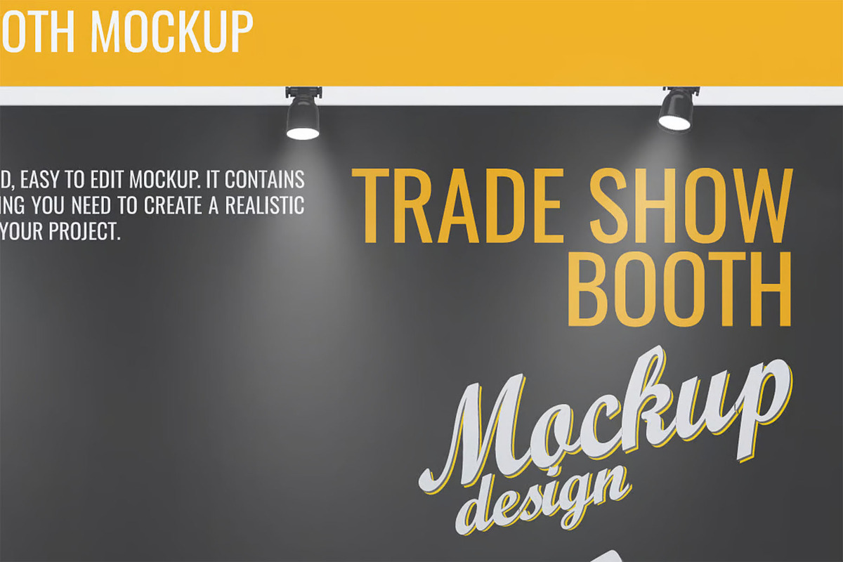 Trade Show Booth Mock-up, an Advertising Mockup by Se٧enStudio (Photo 5 of 5)