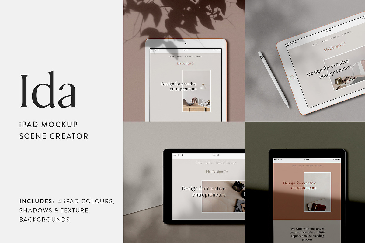 Ida - iPad Mockup Scene Creator, an iPad Mockup by Moyo Studio (Photo 16 of 16)