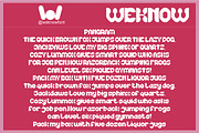 Rocket Romance font, a Blackletter Font by weknow (Thumbnail 6 of 8)