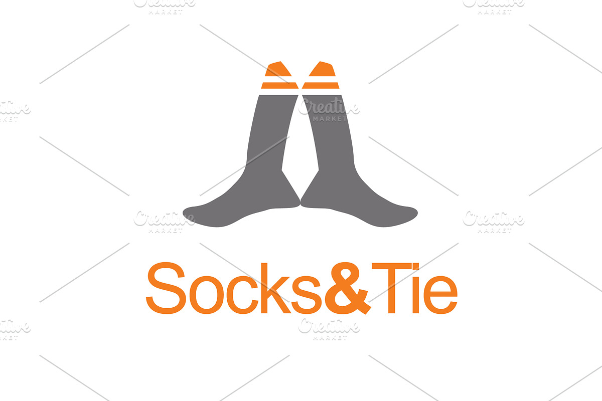 Pair of socks with tie, an Object Illustration by LogosDen