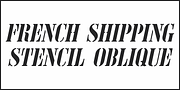 French Shipping Stencil JNL, a Font by Jeff Levine Fonts (Thumbnail 4 of 5)