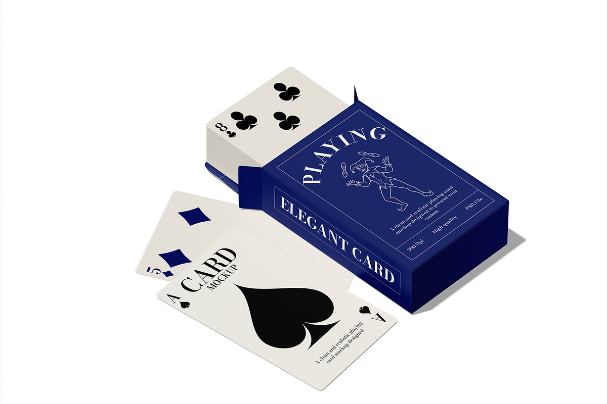Playing Card Mockup, an Advertising Mockup by Unerispace (Photo 4 of 5)
