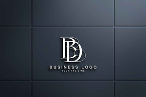 DB, BD, Abstract Logo Design