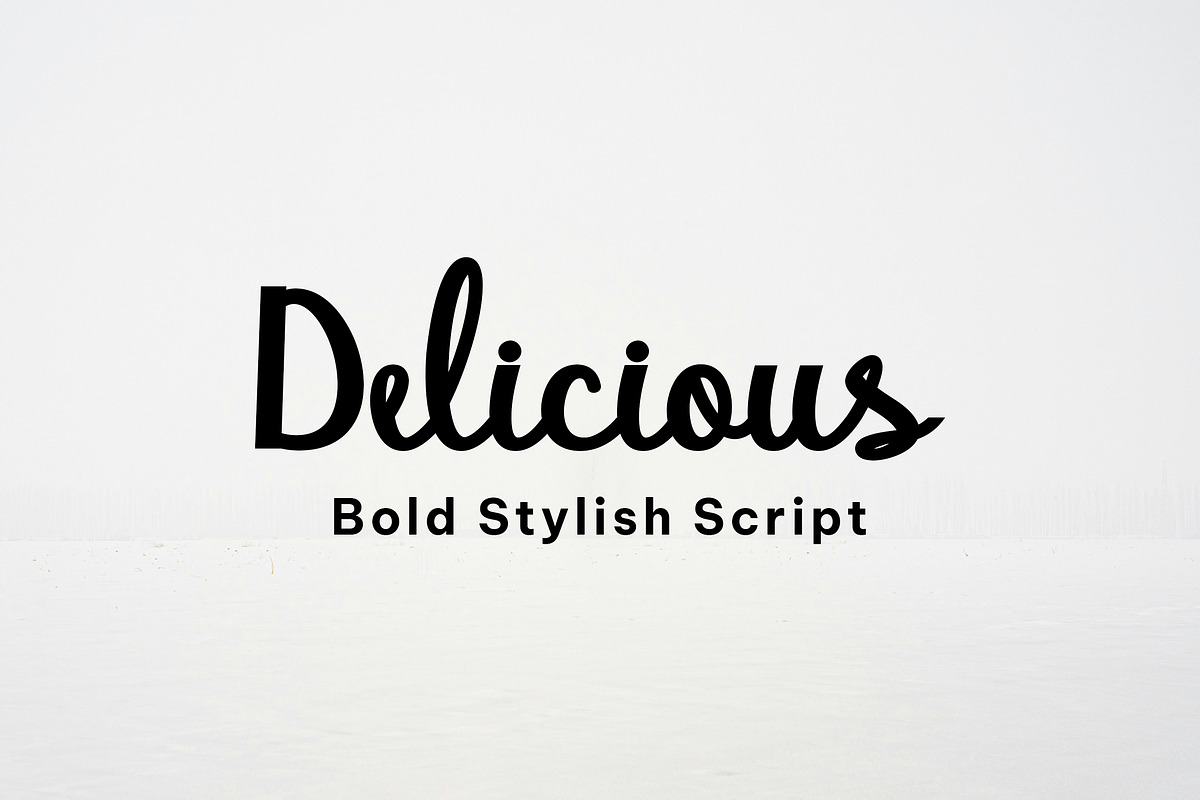 Delicious //elegant script font, a Script Font by Fontcastle (Photo 1 of 5)