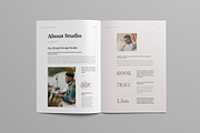 Design Portfolio Template | Indesign, a Brochure Template by HiveArts (Thumbnail 4 of 11)