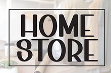 Home Store | Script Font