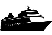 Boat & Ship Silhouette Vector Mega, an Object Illustration by Designer_Momina (Thumbnail 17 of 21)
