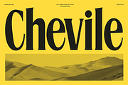 CHEVILE - Bold Elegant Display Font, a Serif Font by Pekotype (Thumbnail 1 of 13)