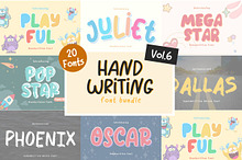 HANDWRITING FONT BUNDLE VOL. 6