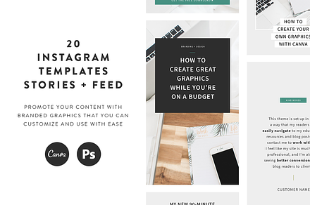 Jade Instagram Templates