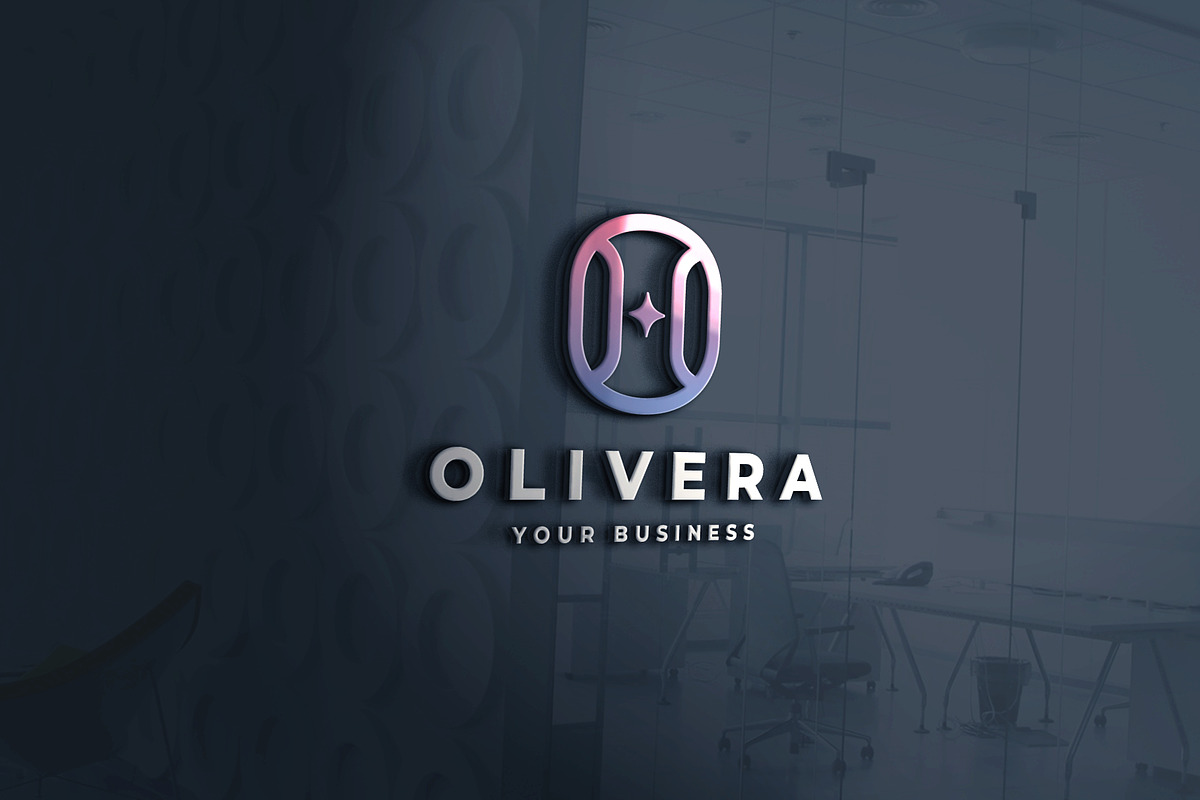Olivera Abstract O Star Logo, a Branding & Logo Template by Design_Planet (Photo 3 of 3)