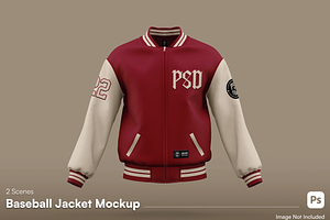 Baseball Jacket Mockup, a Hoody Mockup by graphicsauce