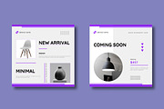 Clean Social Media Layout Set, a Social Media Template by MightyDesign (Thumbnail 3 of 7)
