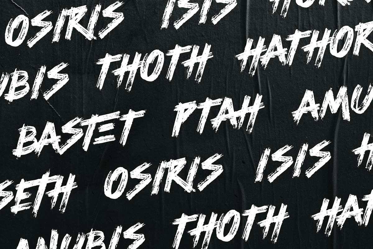 STREET CRUISER - Dry Brush Font, a Font by VASTARD STUDIO (Photo 8 of 12)