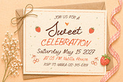 Golden Crumbs Handwriting Font Duo, a Handwritten Font by Littlehand (Thumbnail 2 of 9)