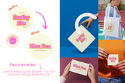 Funky Retro Logo Branding Kit, a Branding & Logo Template by Hell Yeah Designs (Thumbnail 6 of 7)