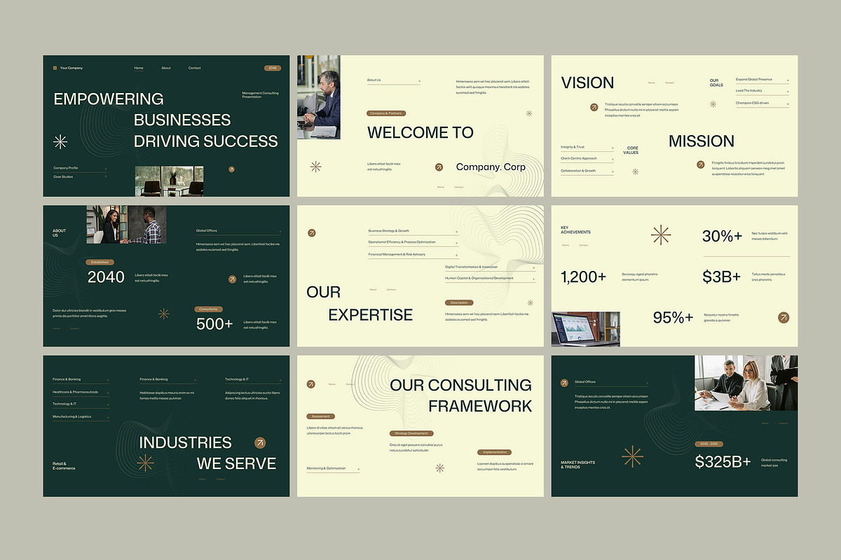 Management Consulting Powerpoint preview 3