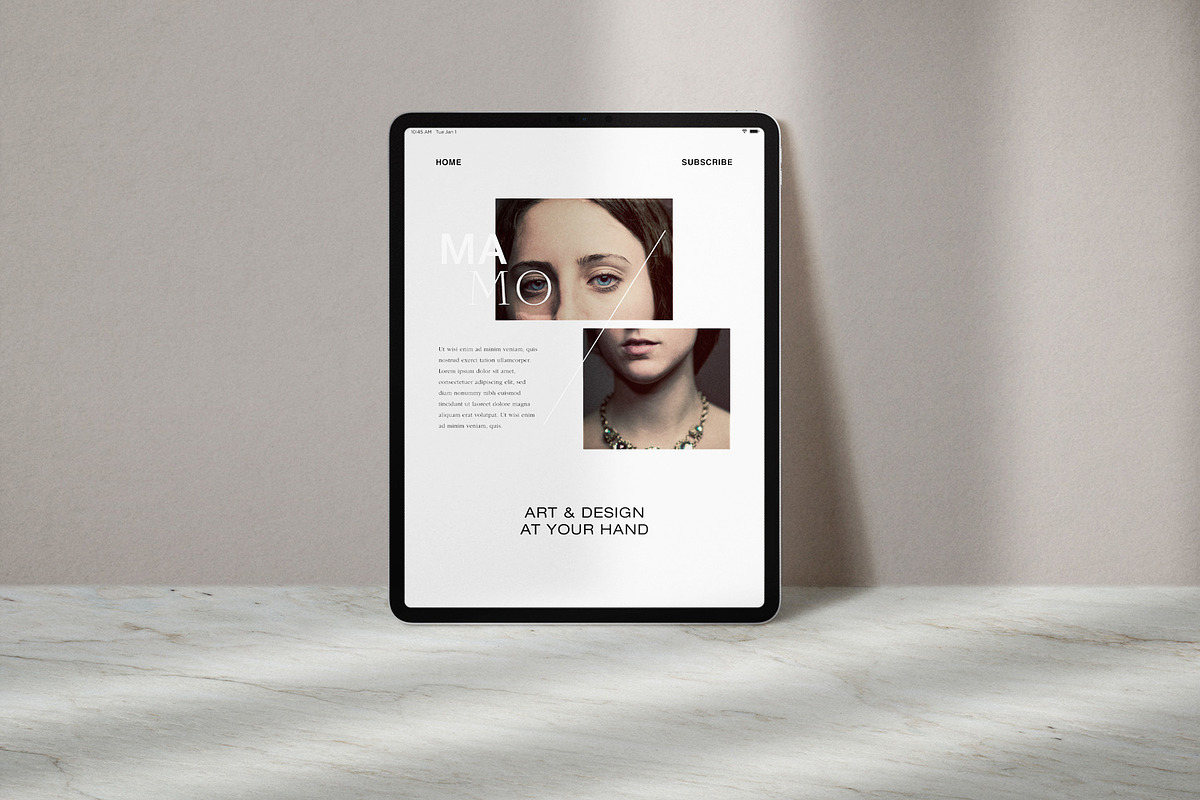 Ipad Pro Mockup Kit, an iPad Mockup by Cuoco (Photo 3 of 10)