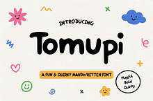 Tomupi - Fun Handdrawn Font
