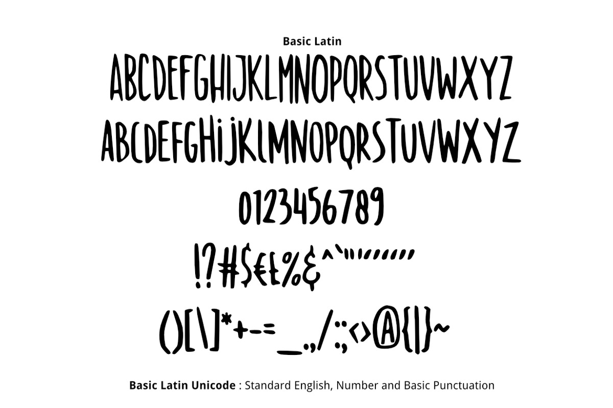 Secret Water Simple Font preview 2