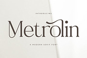 Metrolin Modern Serif Font, a Serif Font by Storytype Studio (Thumbnail 1 of 15)