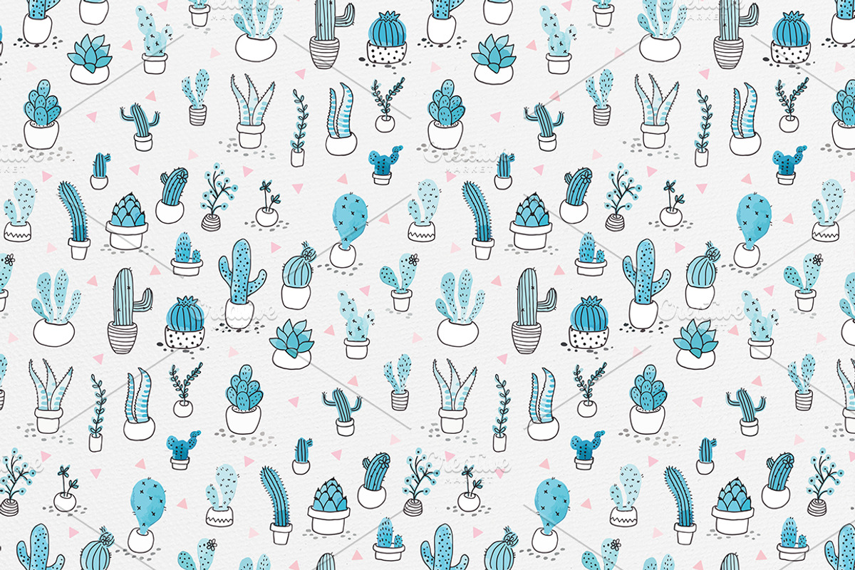 6 Succulent Patterns, a Pattern Graphic by Petite Salade (Photo 2 of 8)