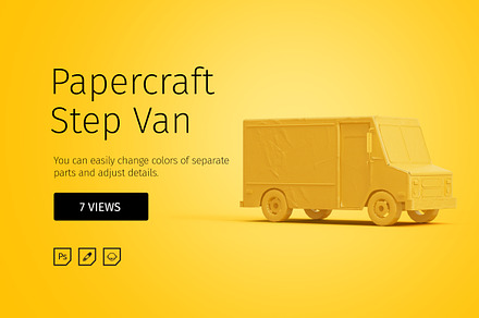 Papercraft Step Van