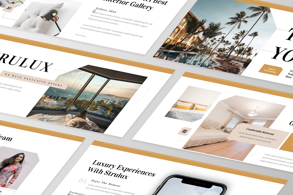 Strulux - Hotel Google Slide, a Presentation Template by GraphauseProject (Photo 5 of 6)