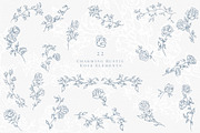 Procreate Elegant Rustic Roses, a Brush Add-On by AW Studios (Thumbnail 2 of 5)