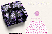 Watercolor Hearts Set Valentines Day, an Object Graphic by NataliArkushArt (Thumbnail 4 of 10)
