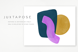 Juxtapose Abstract Shapes