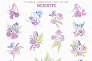 Watercolor victorian garden, an Animal Illustration by kateja (Thumbnail 5 of 11)
