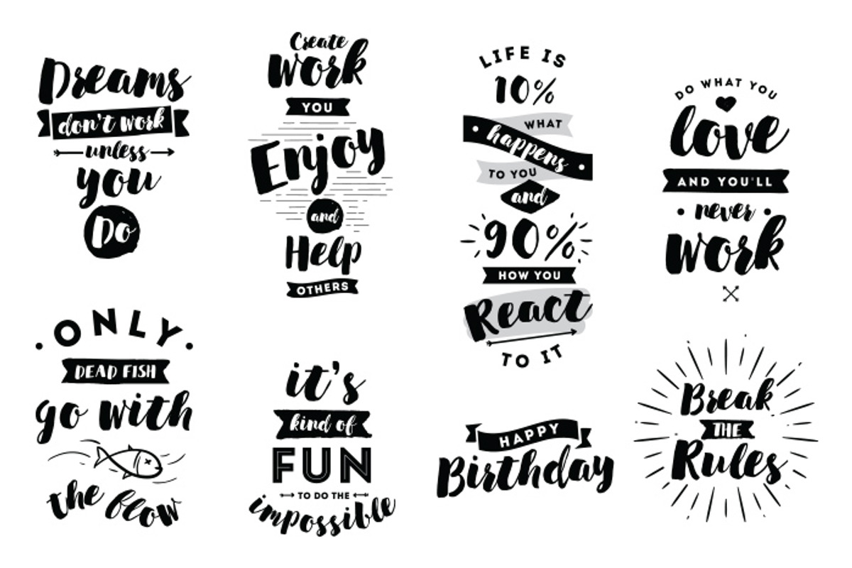 Typography set #6, a Background Graphic by pa3x (Photo 1 of 2)