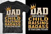 Dad Because Child Is Too Long To Say, an Object Graphic by T-shirt Pond (Thumbnail 1 of 3)