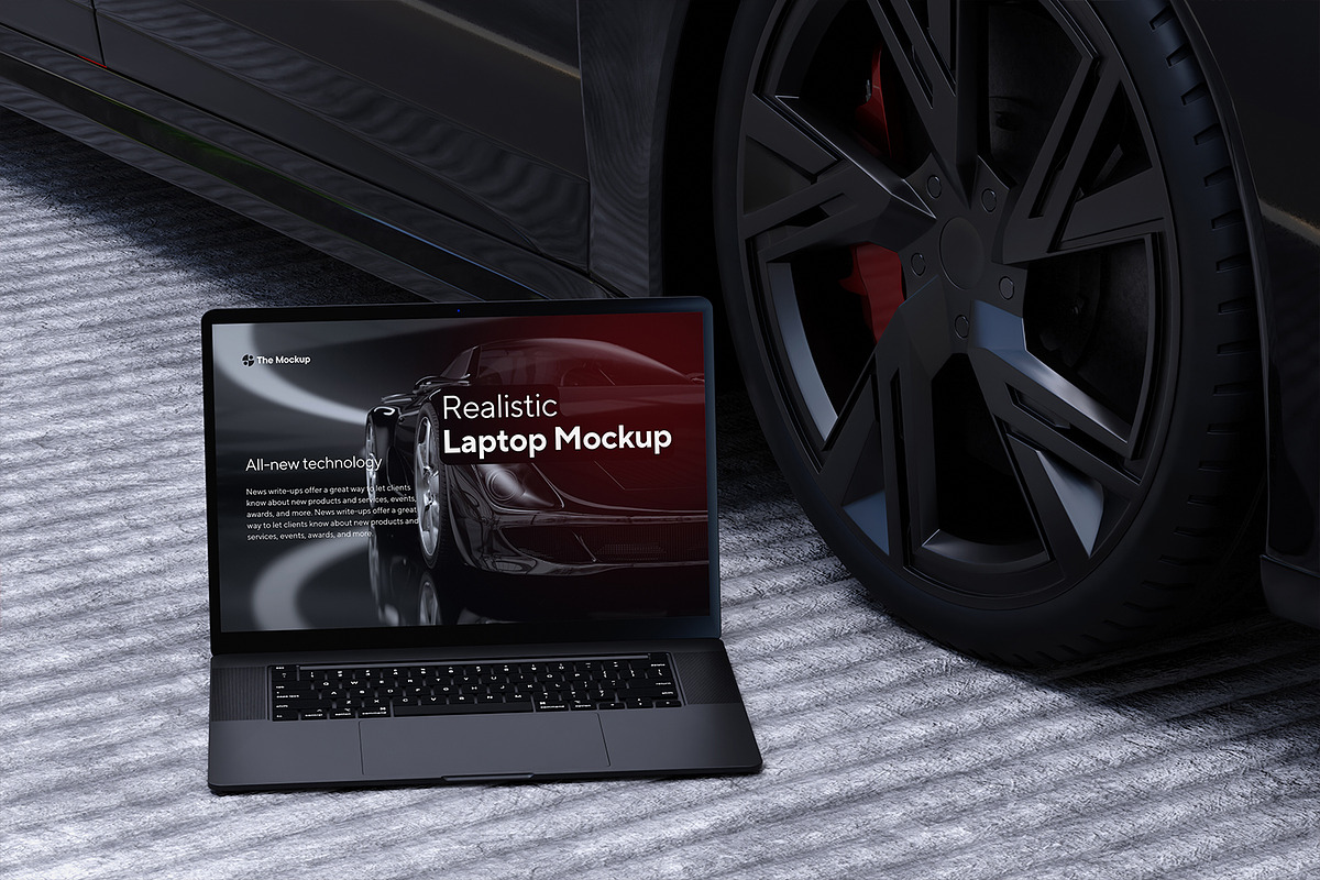 MacBook Pro Mockup Set, a Mac Mockup by Graphicell (Photo 3 of 4)