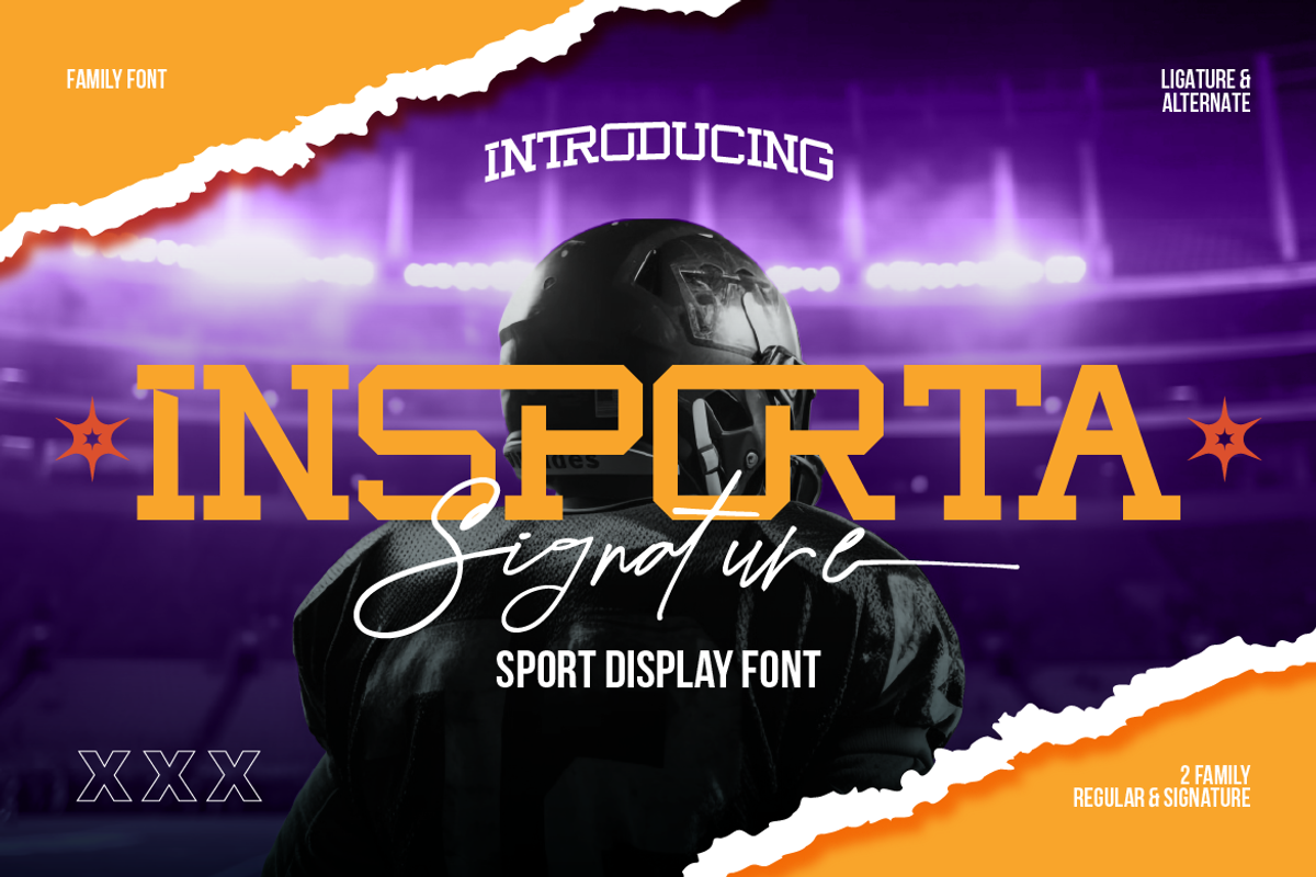 Insporta Signature, a Serif Font by Burntilldead (Photo 1 of 12)