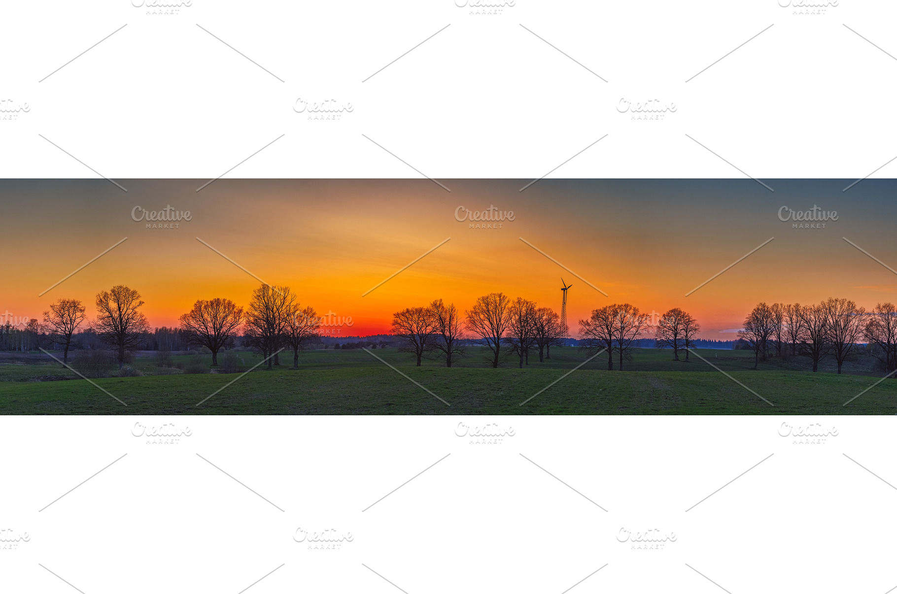 Landscape of green wavy field with a, a Background Photo by Lukas Jonaitis SHOP