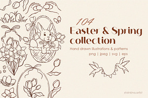 Easter & Spring Clipart Set